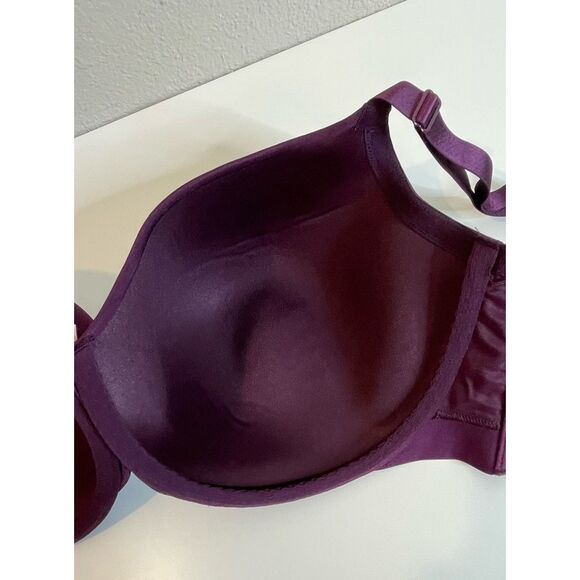 Cacique Lane Bryant Bra Lightly Lined Balconette Underwire Size 42DDD Maroon NWT - Picture 14 of 14